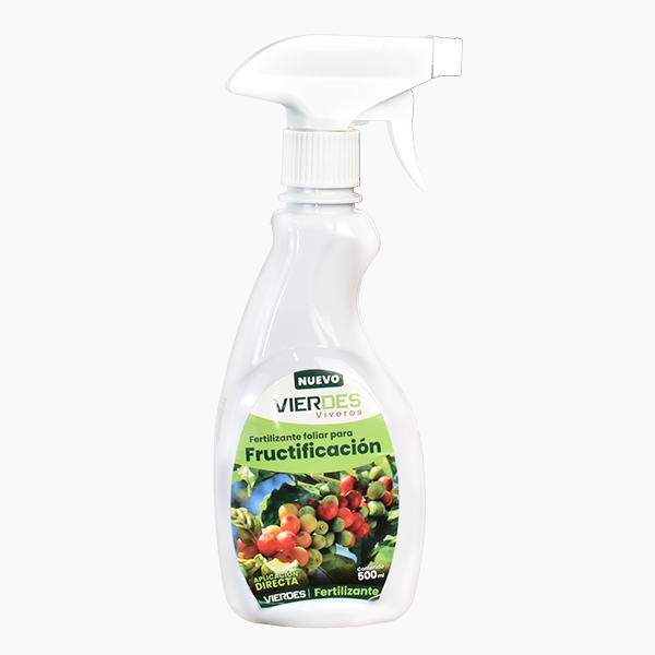 FERTILIZANTE FOLIAR VIERDES PARA FRUCTIFICACIÓN 500 ML APROX.