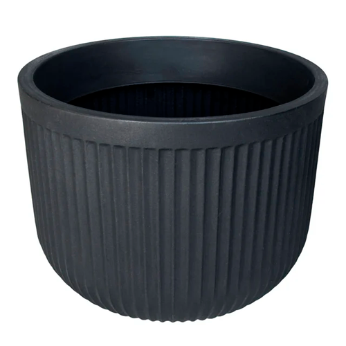 JARDINERA REDONDA FLAUTA 36 - PLOMO LVFL36E - P - LPRD35E