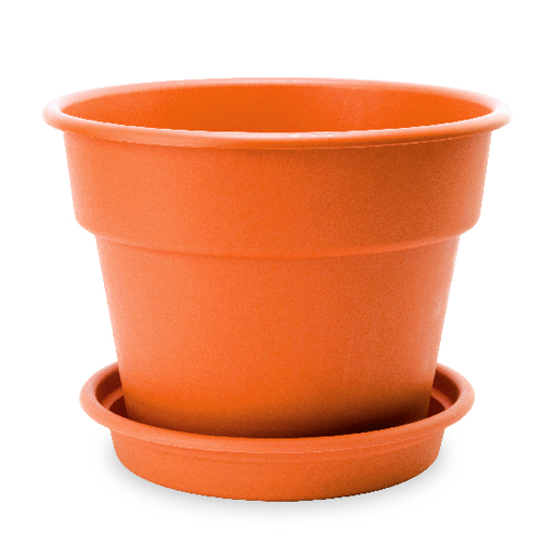 MACETA DURA KOTTA REDONDA # 14 C/ PLATO