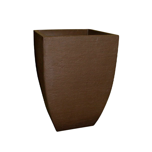 MACETERO CUADRADO MODERNO CAFE LVQM20F