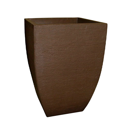 MACETERO CUADRADO MODERNO CAFE LVQM30F - PLATO LPQD25F