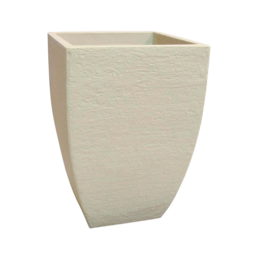 MACETERO CUADRADO MODERNO CEMENTO LVQM30S - PLATO LPQD25S