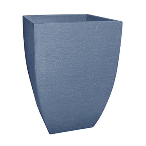 MACETERO CUADRADO MODERNO GRAFITO LVQM48C - PLATO LPQD38C