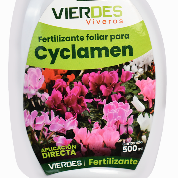 FERTLIZANTE FOLIAR VIERDES PARA CYCLAMEN 500 ML APROX.