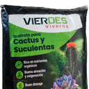 SUSTRATO VIERDES PARA CACTUS Y SUCULENTAS 2 LT APROX.