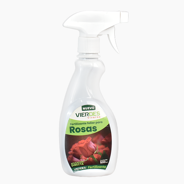 FERTLIZANTE FOLIAR VIERDES PARA ROSAS 500 ML APROX.