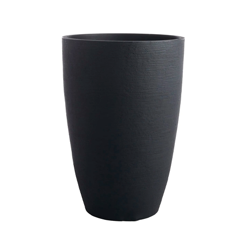 MACETERO CONICO MODERNO PLOMO LVOM30E - P - LPRD25E
