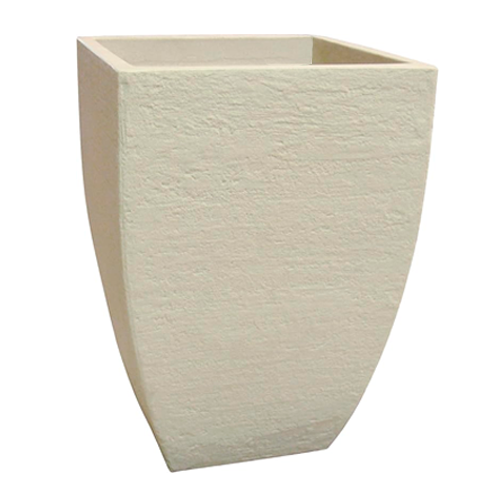 MACETERO CUADRADO MODERNO CEMENTO LVQM36S - PLATO LPQD30S