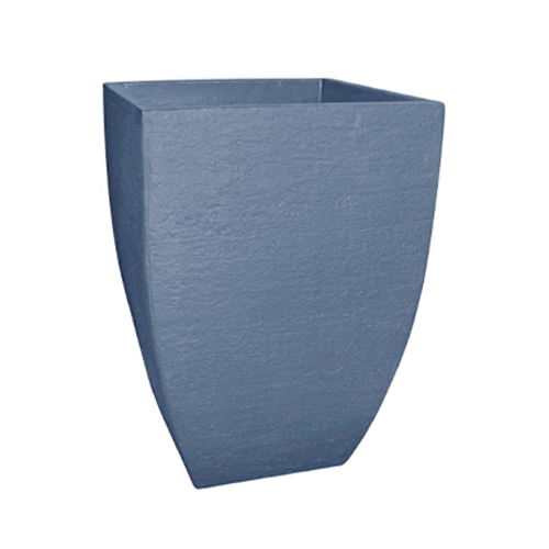 MACETERO CUADRADO MODERNO GRAFITO LVQM36C - PLATO LPQD30C