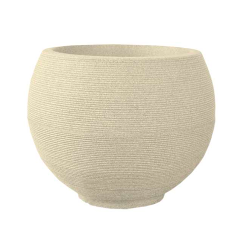 MACETERO CUENCO LINEA CEMENTO LVEL40S - PLATO LPRD25S