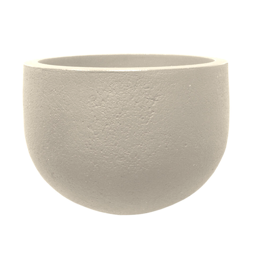 MACETERO RUSTICO REDONDO CEMENTO LVRR33S - PLATO LPRD25S