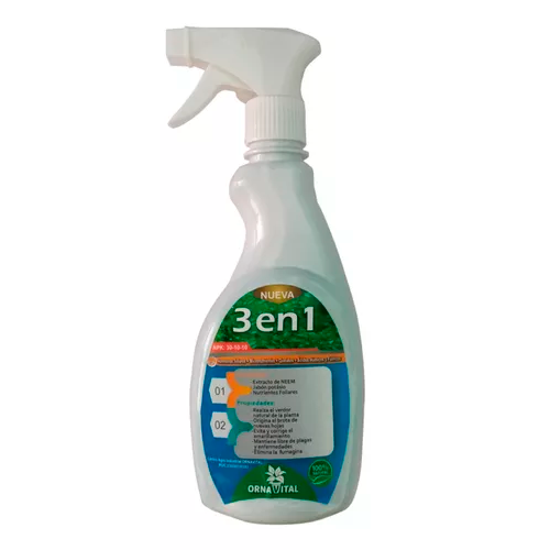 ORNAVITAL 3 EN 1 ECOLOGICO APLICACION DIRECTA 500 ML APROX.