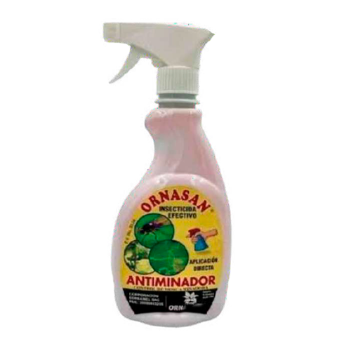 ORNAVITAL ORNASAN ANTIMINADOR - INSECTICIDA EFECTIVO - LIQUIDO 500 ML APROX.