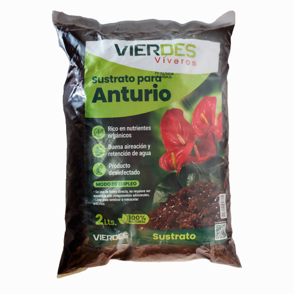 SUSTRATO VIERDES PARA ANTURIO 2 LT APROX.