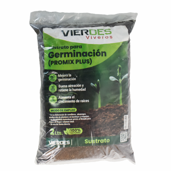 SUSTRATO VIERDES PARA GERMINACIÓN (PROMIX) 2 LT APROX.
