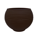 MACETERO CUENCO DE CELOSIA CAFE LVEF42F - PLATO LPRD25F