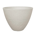 MACETERO LLOVIZNA JARDINERA REDONDA MARMOL LVDZ46O - PLATO LPRD25O